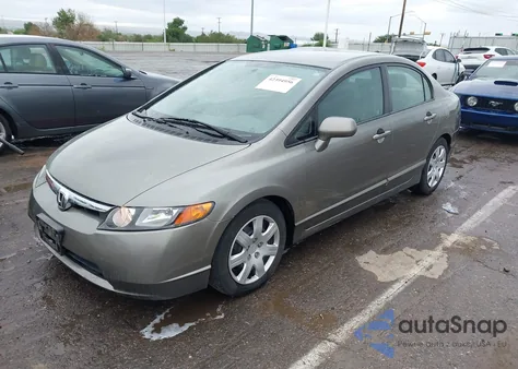 2008 Honda Civic Lx z USA, uszkodzony, nr VIN 2HGFA16578H307187